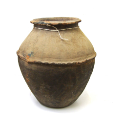 Wazon Rustykalny Dzban XL betonowy / gliniany Brąz